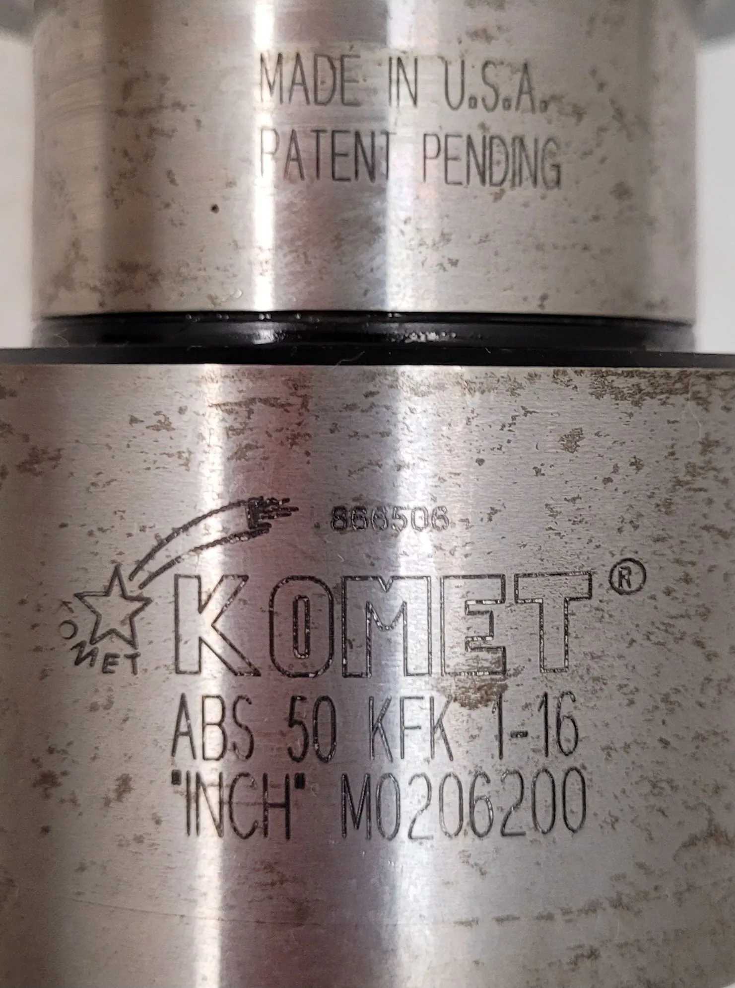 KOMET M0206200 BORING HEAD - ABS 50 - CAT 50 HOLDER - 13” OAL - MACHINING TOOLING & PARTS