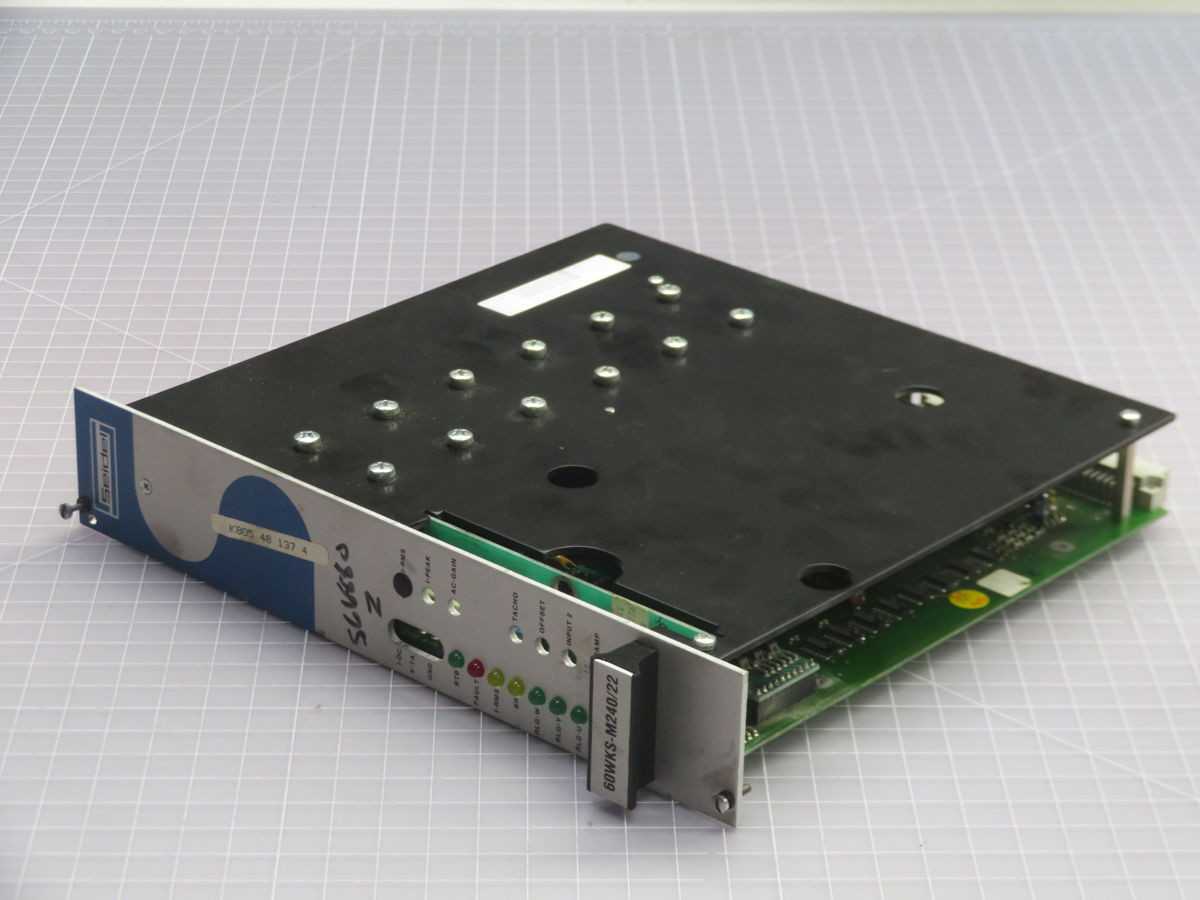 1 SEIDEL 60WKS-M240/22-PO 0600224979 ANALOG SERVO AMPLIFIER DRIVES T265121 - SERVO