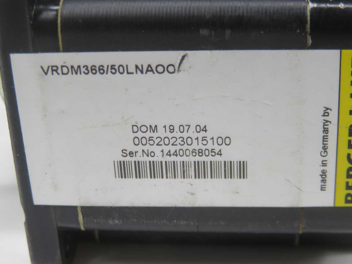 BERGER LAHR VRDM366/50LNAOO STEPPER MOTOR BH0568 - ELECTRIC MOTORS