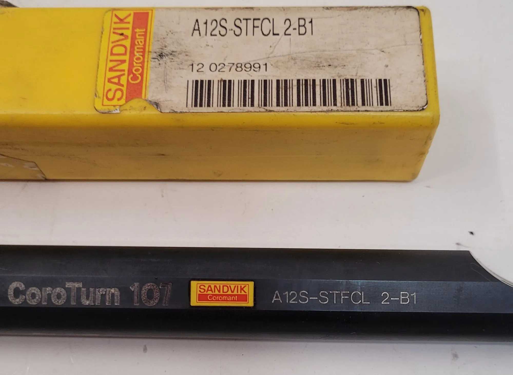 SANDVIK COROMANT A12S-STFCL 2-B1 COROTURN 107 BORING BAR FOR TURNING - MACHINING TOOLING & PARTS