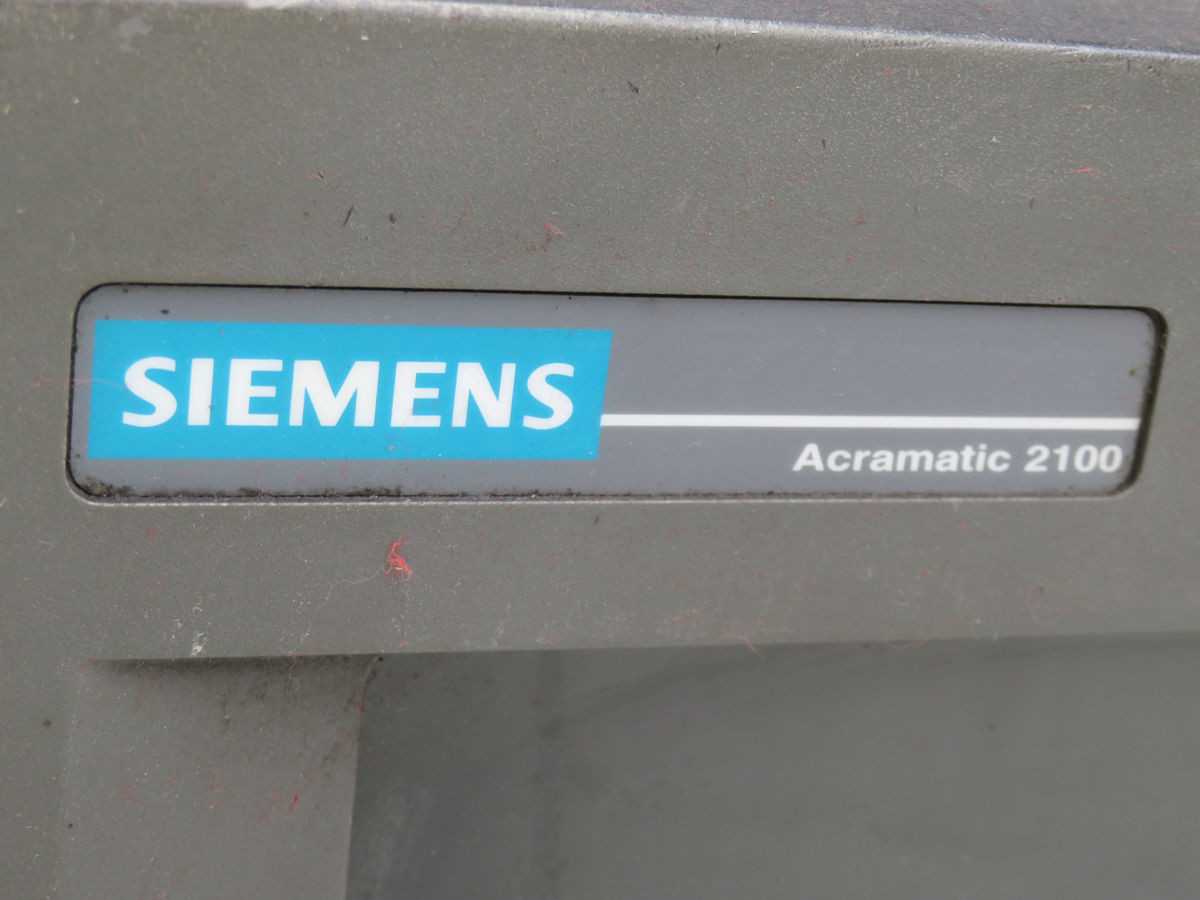 SIEMENS, ACRAMATIC 2100 3-424-2130A01, CONTROL PANELS INTERFACES, 10.4 INCH LCD, KEYPAD INPUT - OPERATOR CONTROLS
