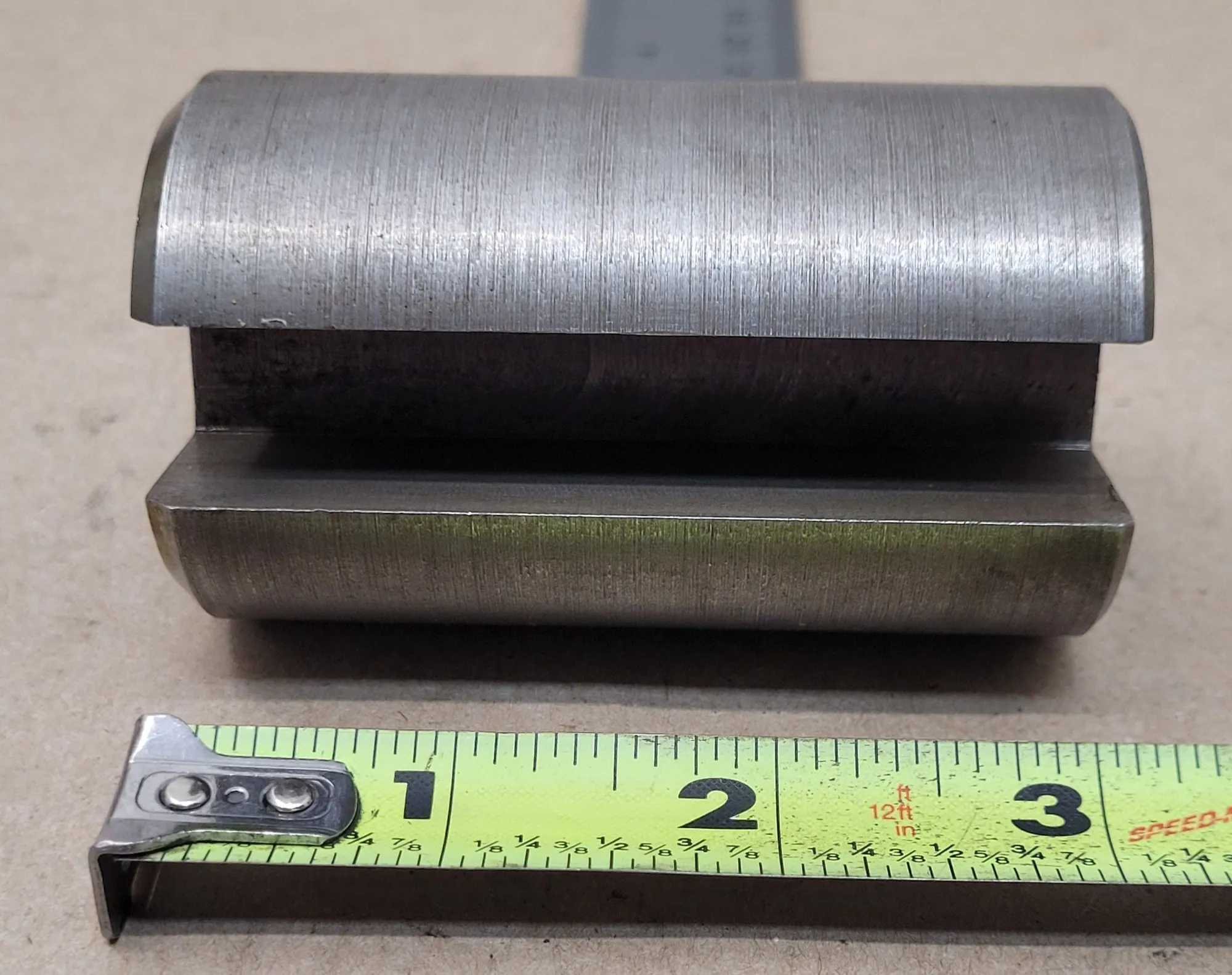 KEYSEATER BROACH BUSHING 1-7/8" OD X 3-1/8" OAL WITH 9/16" MEASURED SLOT SIZE - MACHINING TOOLING & PARTS