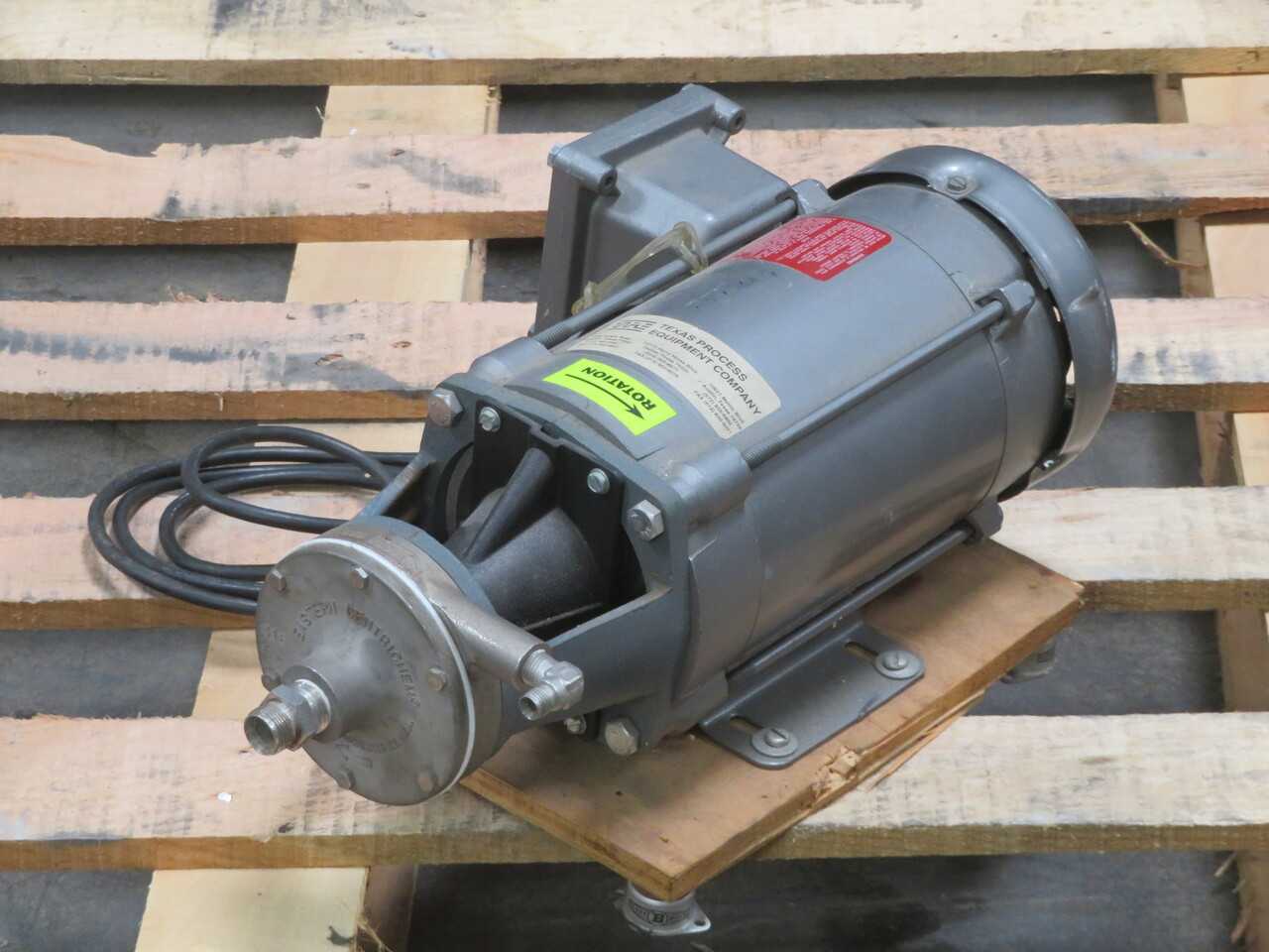 EASTERN ECD1 AS TC AN SS CENTRICHEM PUMP W BALDOR CL5003A T261777 - CENTRIFUGAL PUMP