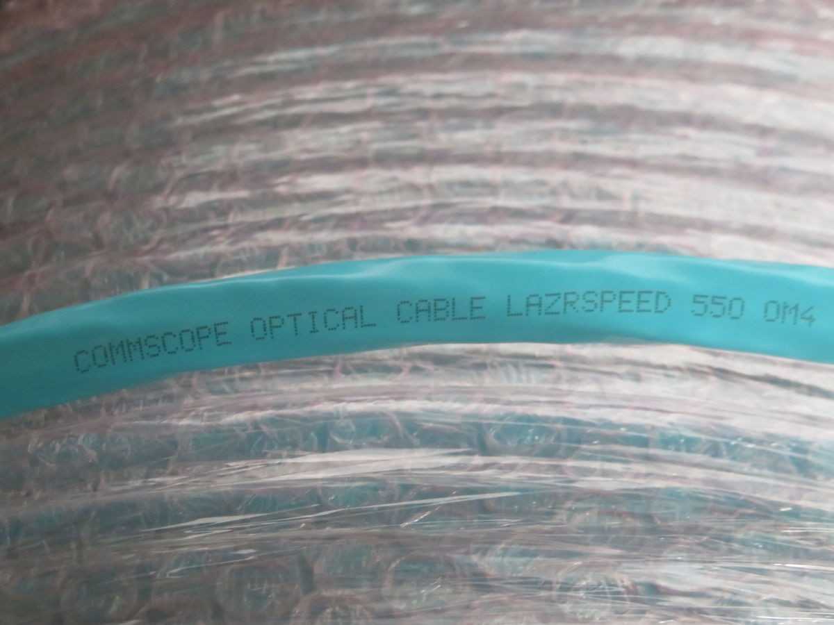 COMMSCOPE UGX2X2XBM-MBF118 MPO24 M/M PLENUM OM4 144 FIBER T265469 - FIBER OPTIC CABLE
