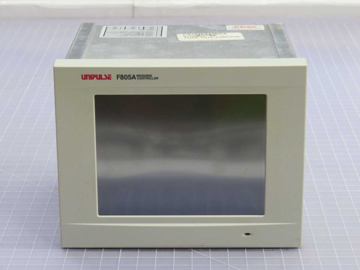 UNIPULSE F805A CONTROL PANELS INTERFACES, WEIGHING CONTROLLER, 24-BIT A/D, 8 DI/8 DO, RS-232C/485 - OPERATOR CONTROLS