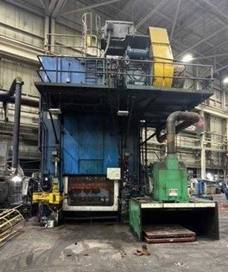 1977 VERSON T-SE2-1500-96-54 SSDC TRANSMAT PRESS, 1500 TON, 96X54 BED, 24IN STROKE, 20 SPM - MECHANICAL STAMPING PRESSES