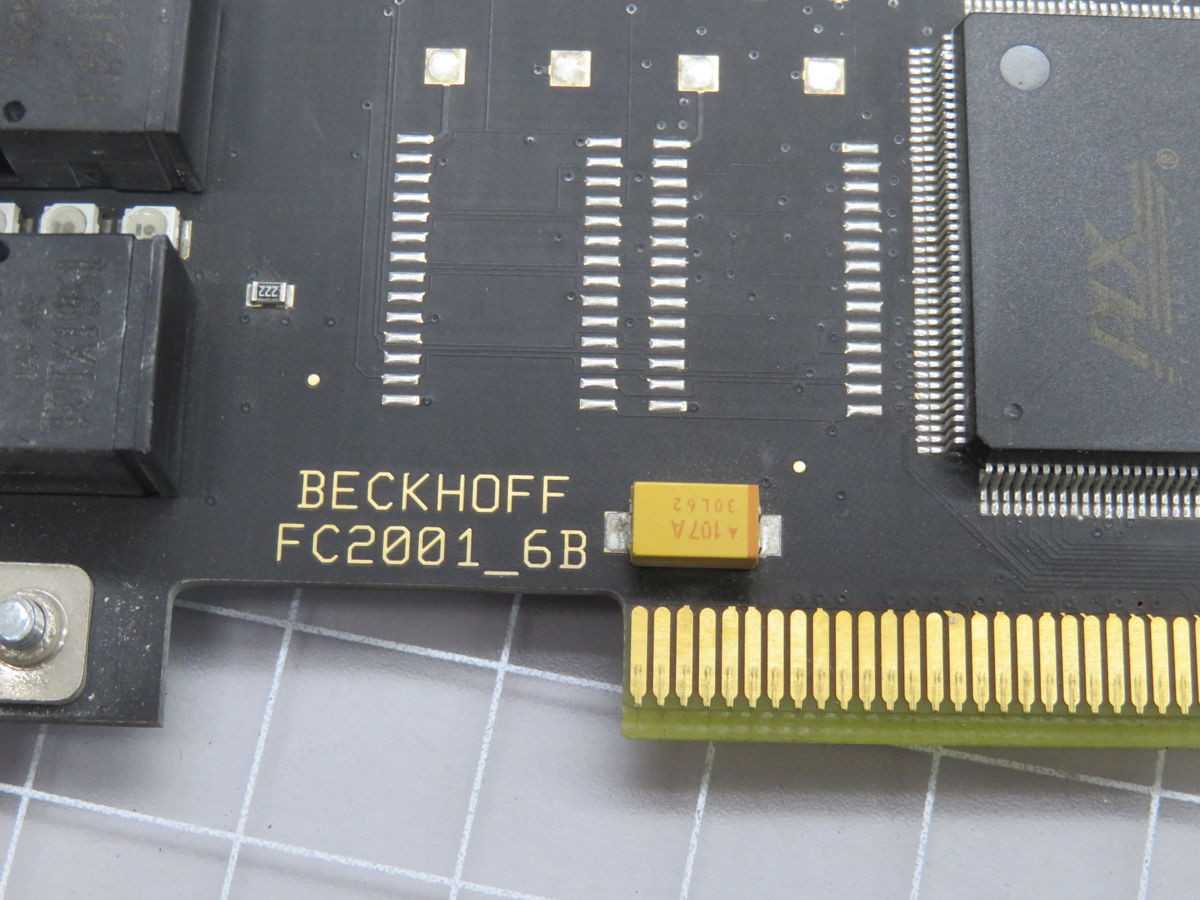 BECKHOFF FC2002-0000 FC2001_6B INTERFACE CARD T267170 - PLC MODULES