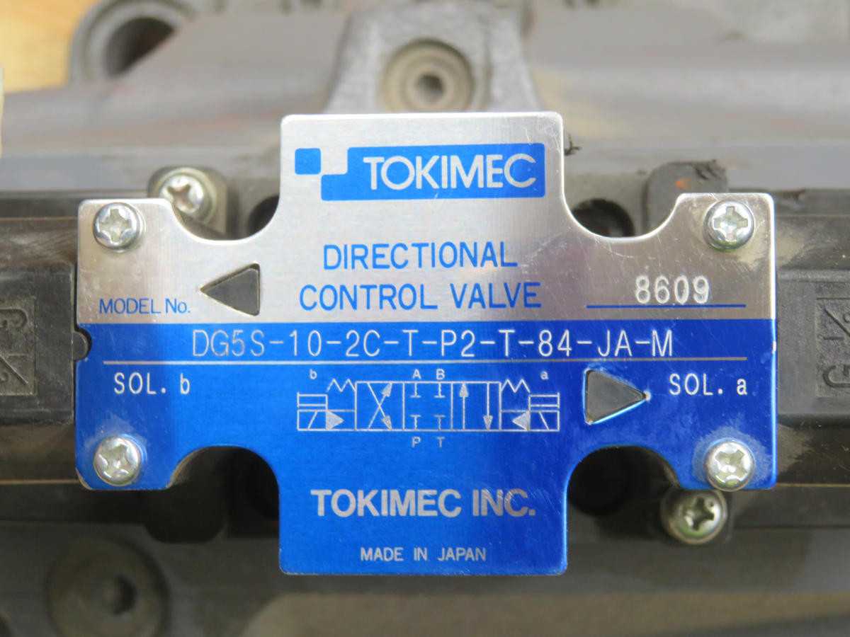 TOKIMEC DG5S-10-2C-T-P2-T-84-JA-M, DIRECTIONAL VALVE, CETOP 05 SIZE - HYDRAULIC VALVE