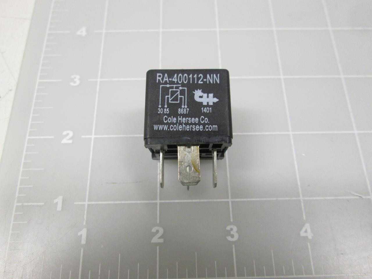 LOT OF 78 COLE HERSEE RA-400112-NN CUBE RELAY T68291 - ELECTRICAL RELAYS