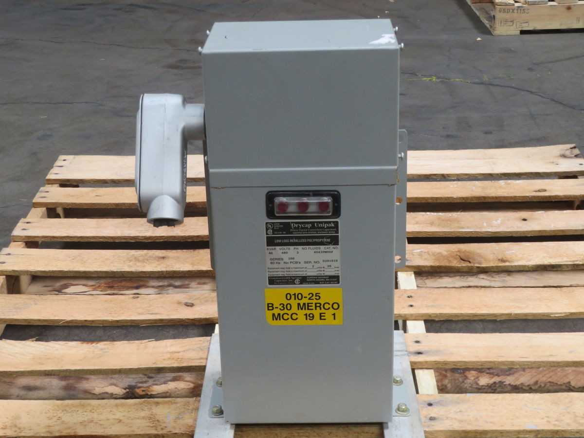 UNIPAK 4043PMUDF POWER FACTOR CORRECTION CAPACITOR T262615 - POWER TRANSFORMERS