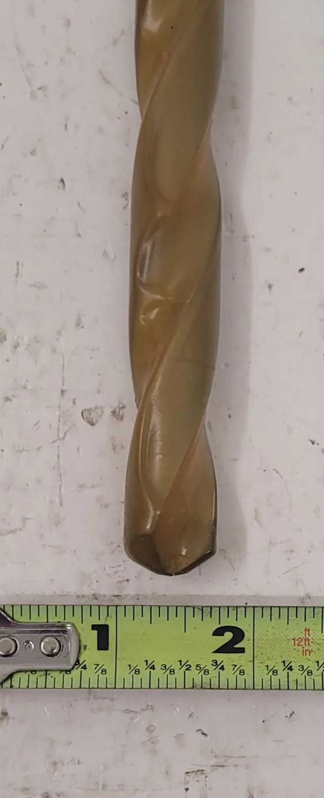 PRECISION AD509702-677 .625" DRILL BIT, MT 2 SHANK, 5/8 IN., FLUTE 6.25 IN., OAL 10.25 IN. - MACHINING TOOLING & PARTS