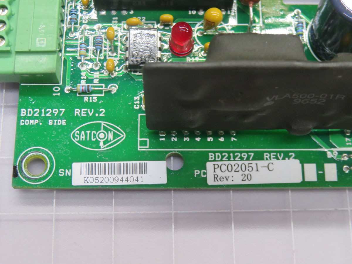 SATCON PC02051-C BD21297 CIRCUIT BOARD T264216 - PCB CIRCUIT BOARDS