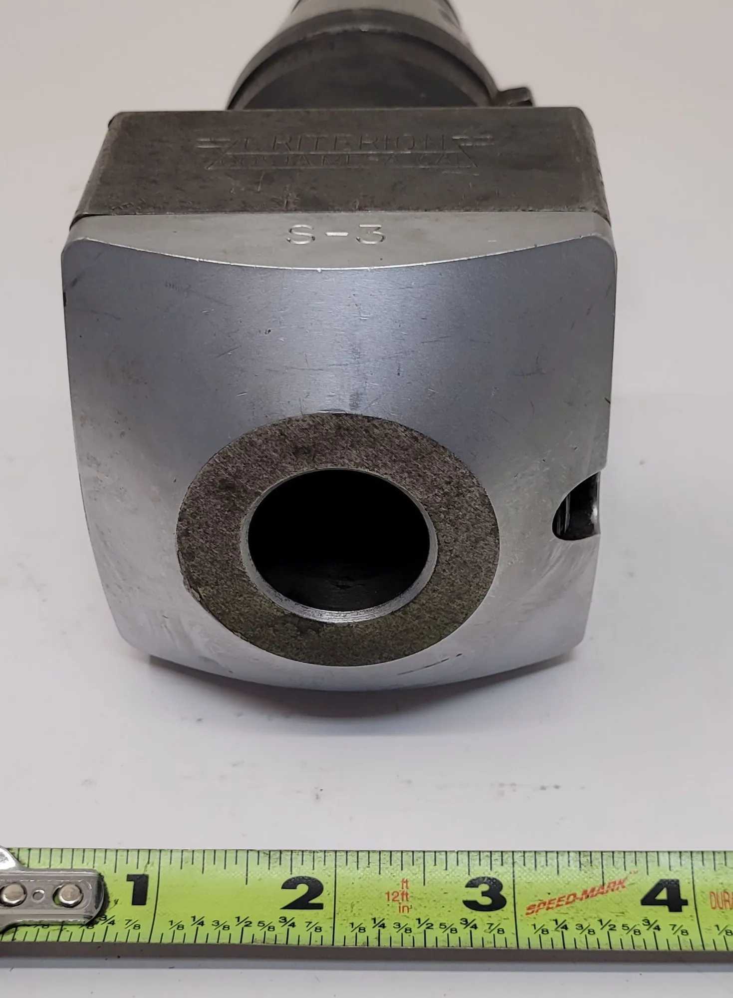 CRITERION S-3 BORING HEAD W/ NIKKEN TT45-MT4 HOLDER, 1.00” BORE DIAMETER, CAT 45 TAPER - MACHINE TOOLING
