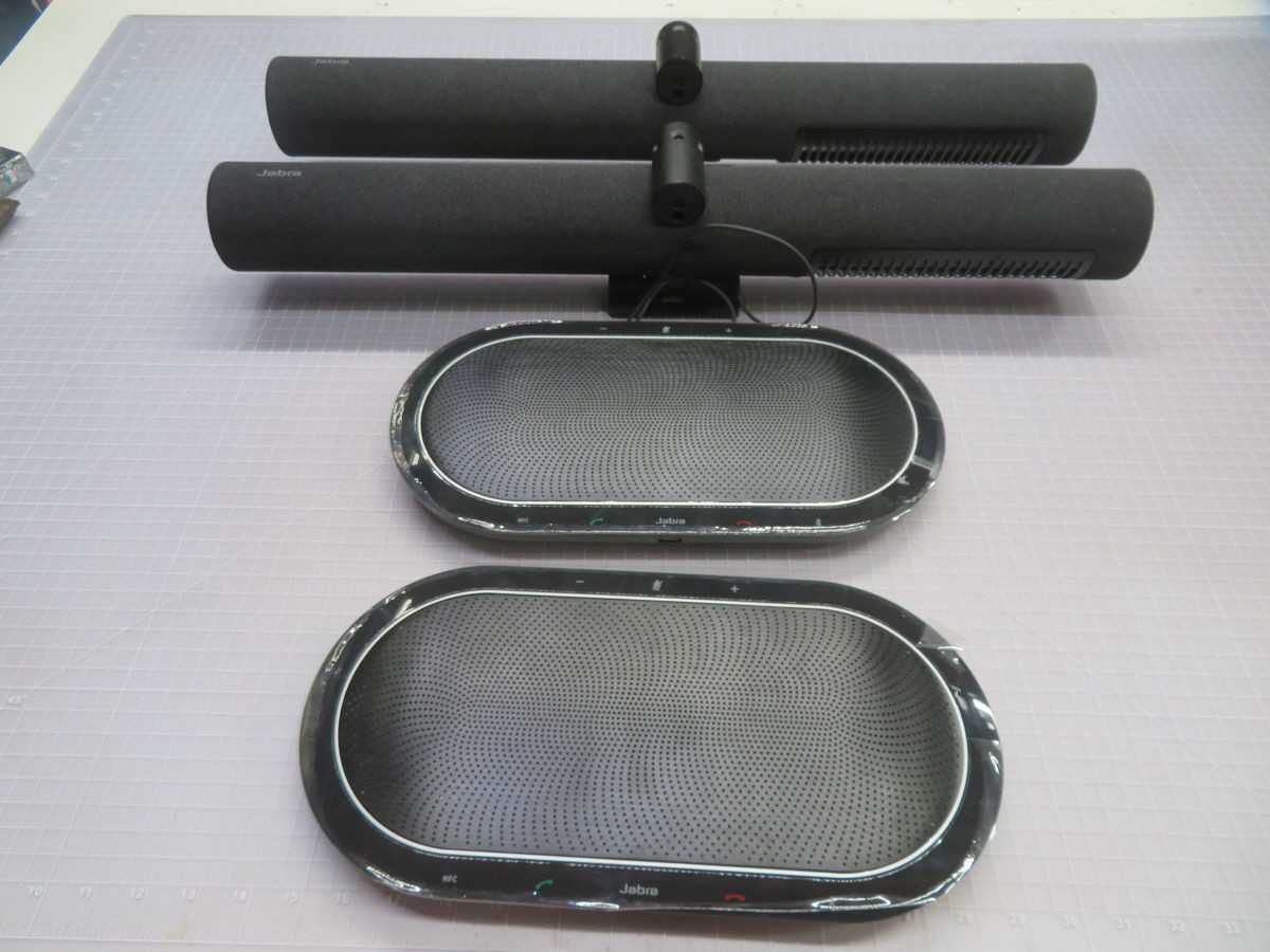 LOT OF 2 JABRA VSM020 VIDEO CONFERENCE EQUIPMENT - MISCELLANEOUS