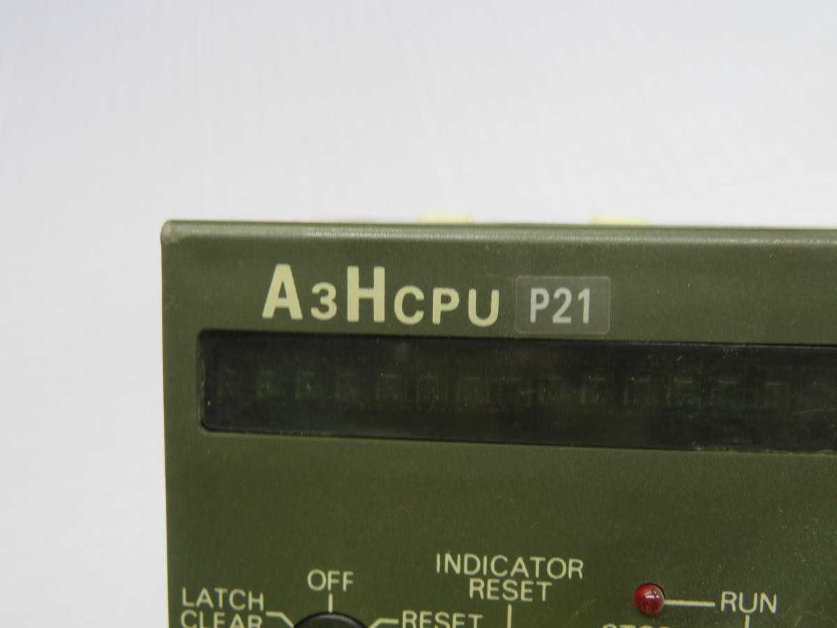 MITSUBISHI A3HCPUP21 CPU, 30K PROG CAP, 2048 I/O, 0.2 ΜS/INSTR SPEED, 5V DC SUPP, 5.5W CONS - PLC MODULES