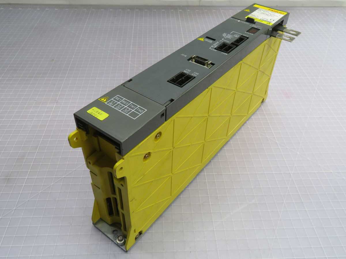 FANUC A06B-6081-H103, POWER SUPPLY, 3-PH AC 200-230V INPUT, 283-325V DC OUTPUT, 3.8 KW POWER - SERVO MOTORS