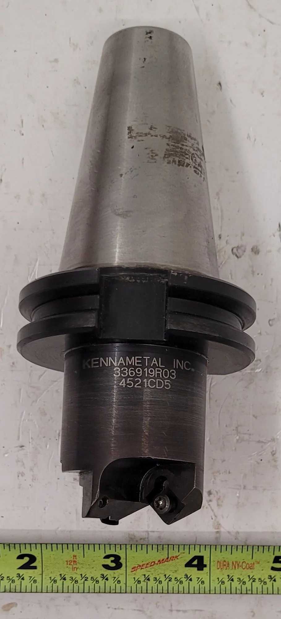 KENNAMETAL 336919R03 / COMMAND CAT 40 FACE MILL HOLDER (4521CD5) - MACHINE TOOLING