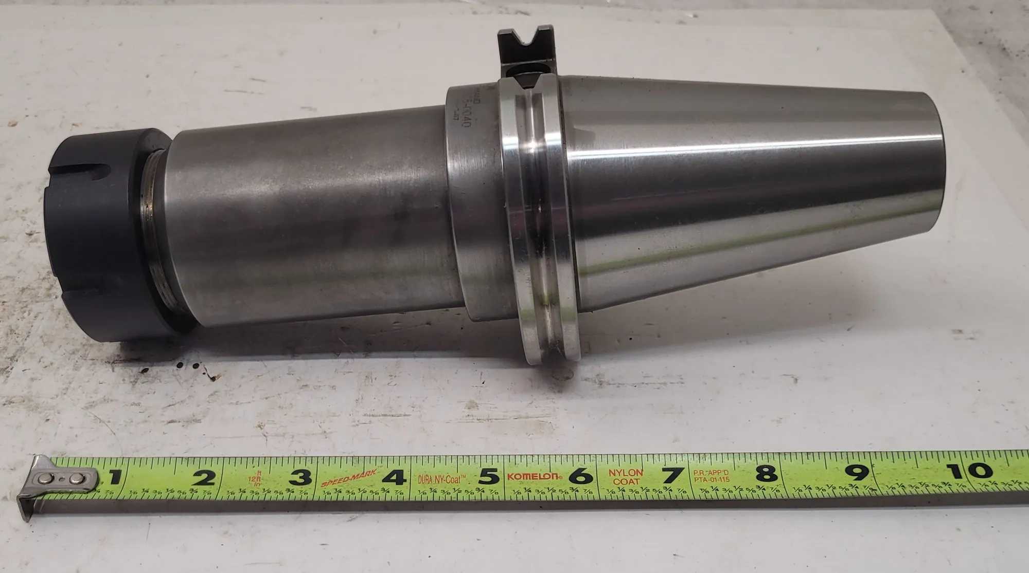 COMMAND C6C5-0040 CAT50 COLLET CHUCK - OAL 10" PROJ 5.75" BORE 1.5" - MACHINING TOOLING & PARTS