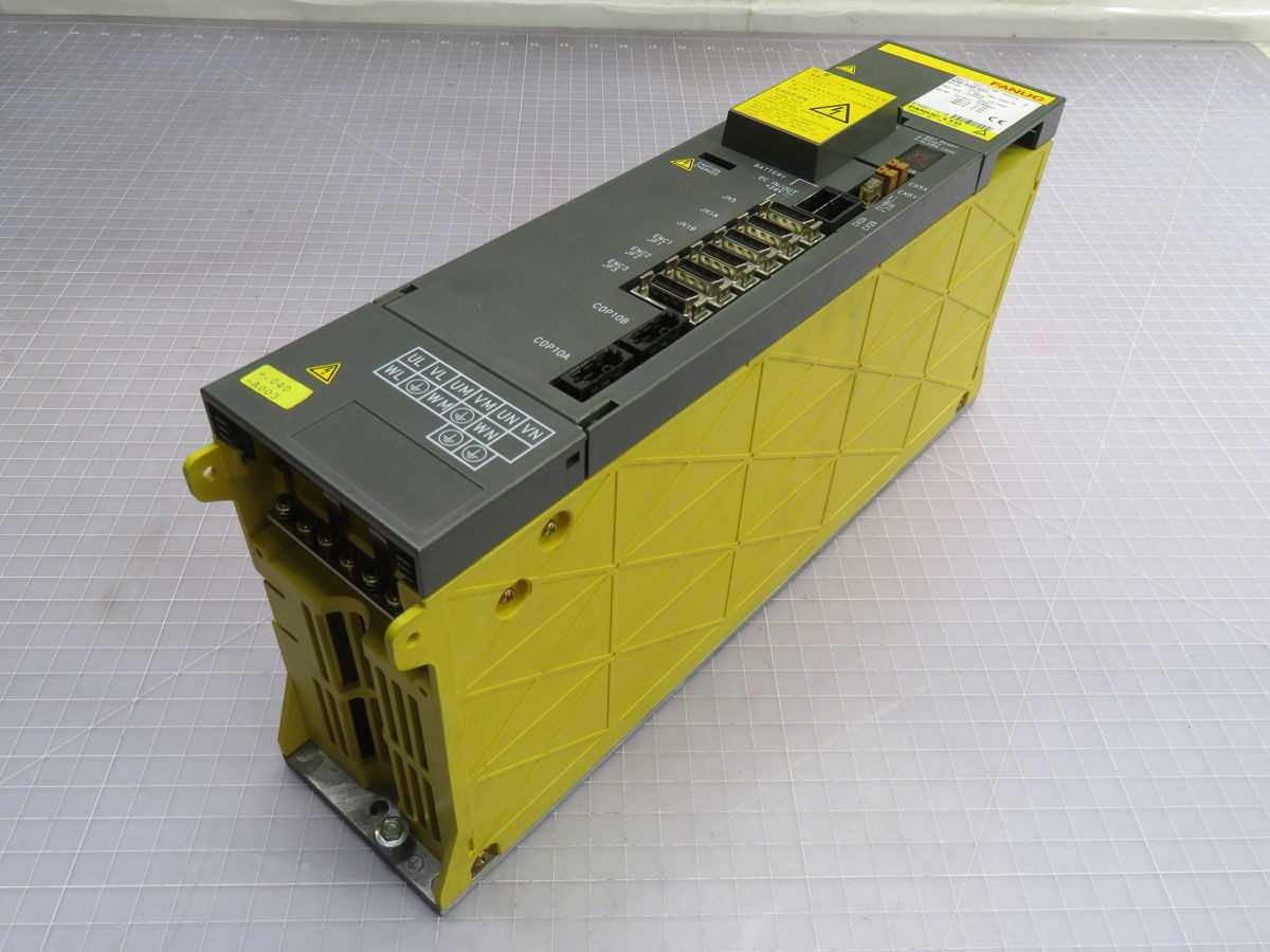 FANUC A06B-6096-H301 SERVO DRIVE, 3 AXIS, 12.5 A/AXIS, 2.3 KW/AXIS, 200-230V INPUT, FSSB INTERFACE - SERVO DRIVES