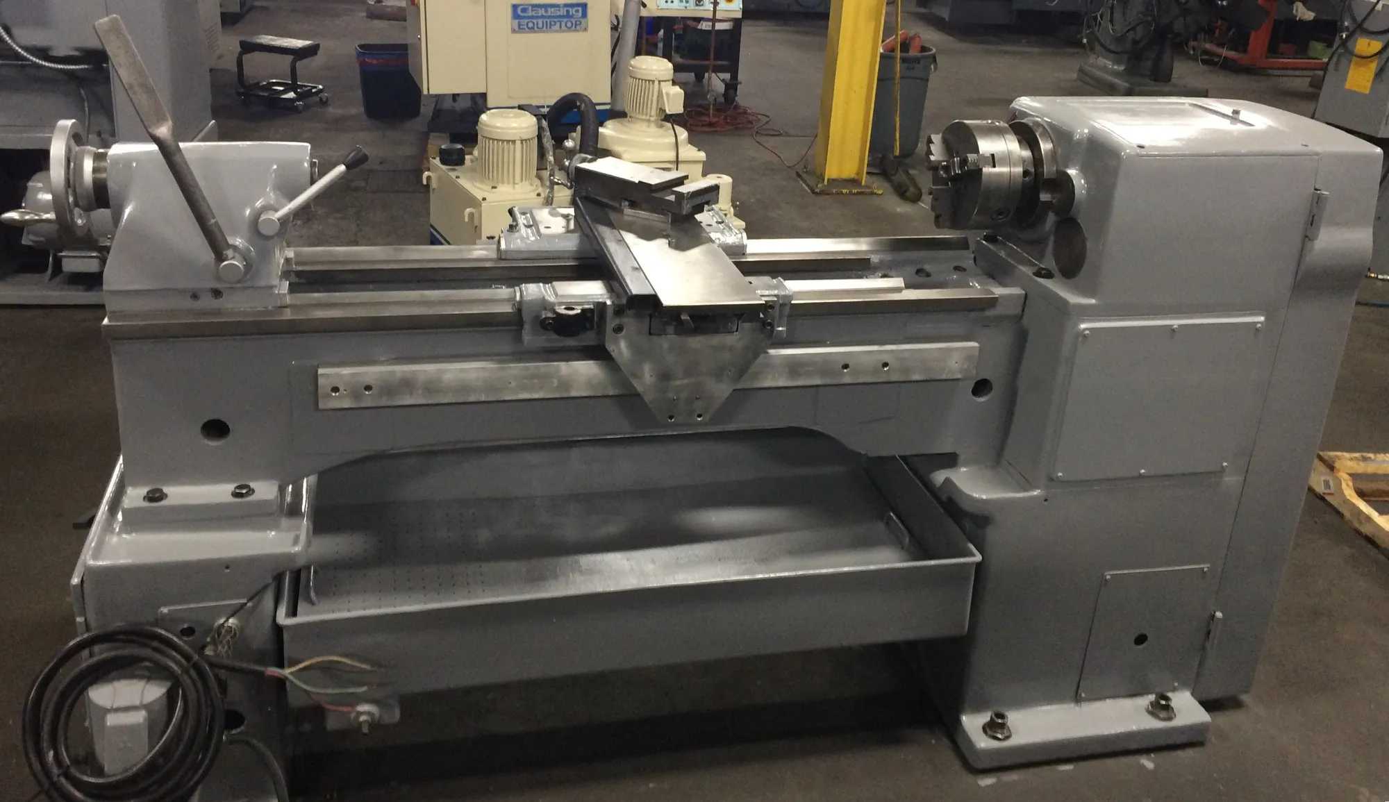 MAZAK MATE MANUAL LATHE 14" SWING, 40" CENTERS, 5 HP, 2000 RPM - HEAVY DUTY EQUIPMENT - MANUAL LATHES