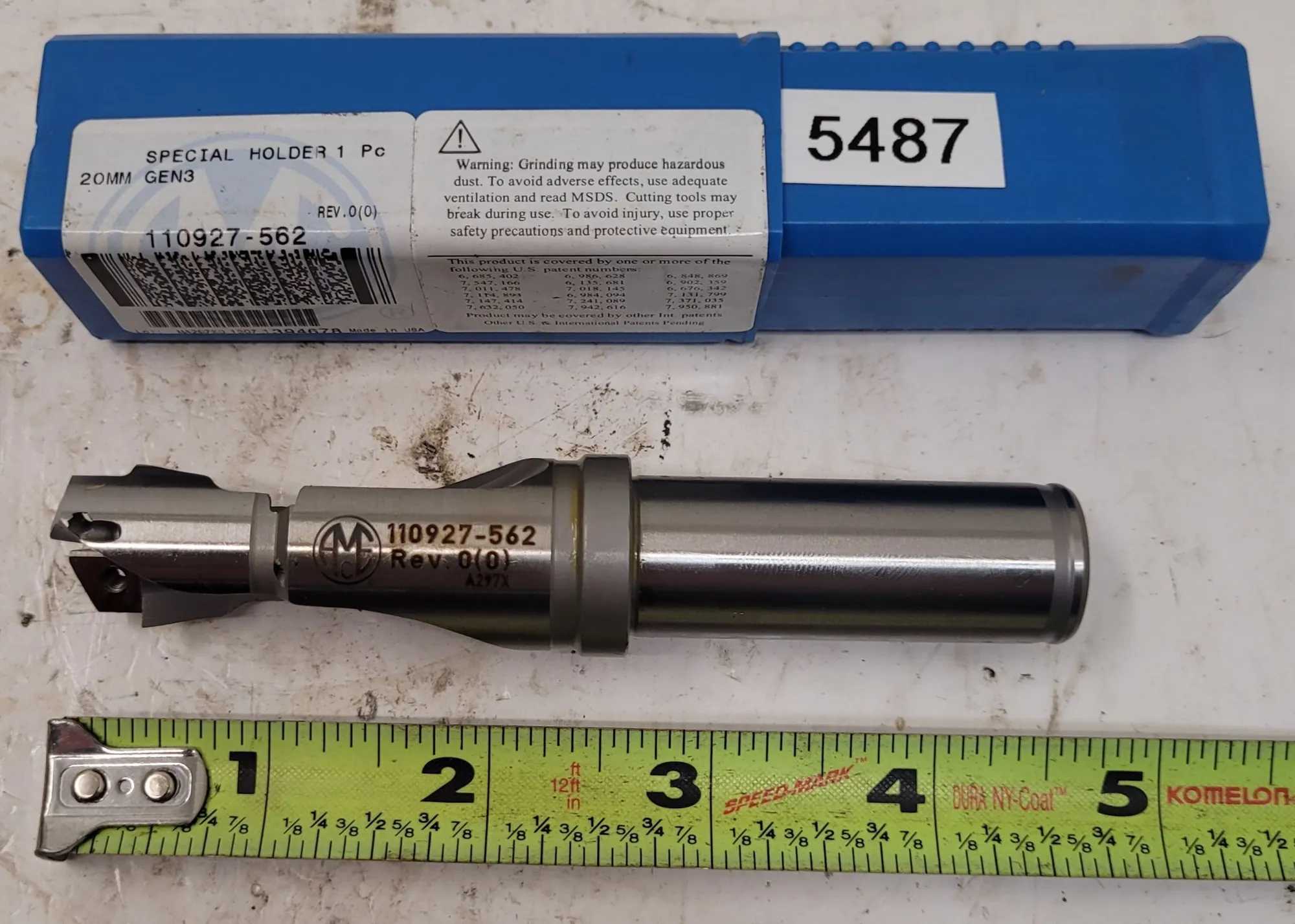 ALLIED MACHINE & ENGINEERING 110927-562 INDEXABLE INSERT DRILL, OVERALL LENGTH: 4.67" - MACHINING TOOLING & PARTS