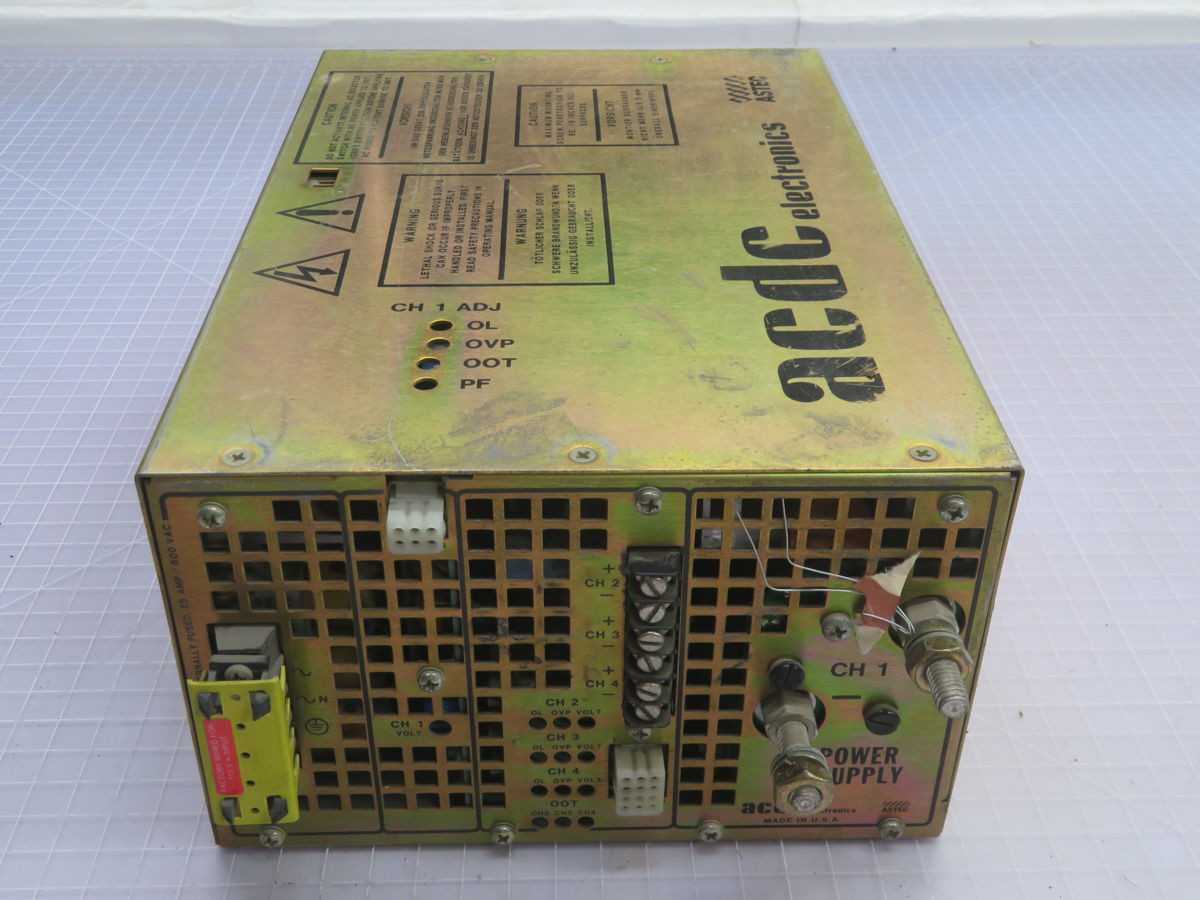 ACDC REV804B-2332-0195 POWER SUPPLY T263888 - POWER SUPPLIES
