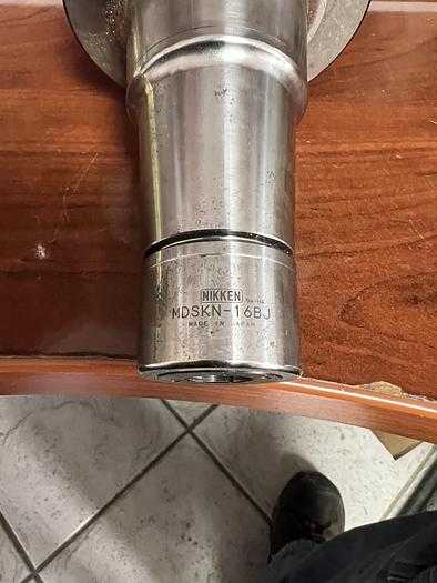 NIKKEN HSK100A-MDSK16-140-IDU HSK 100 COLLET CHUCK, 3-16 MM, 140 MM, COOLANT-THROUGH - TOOL HOLDERS