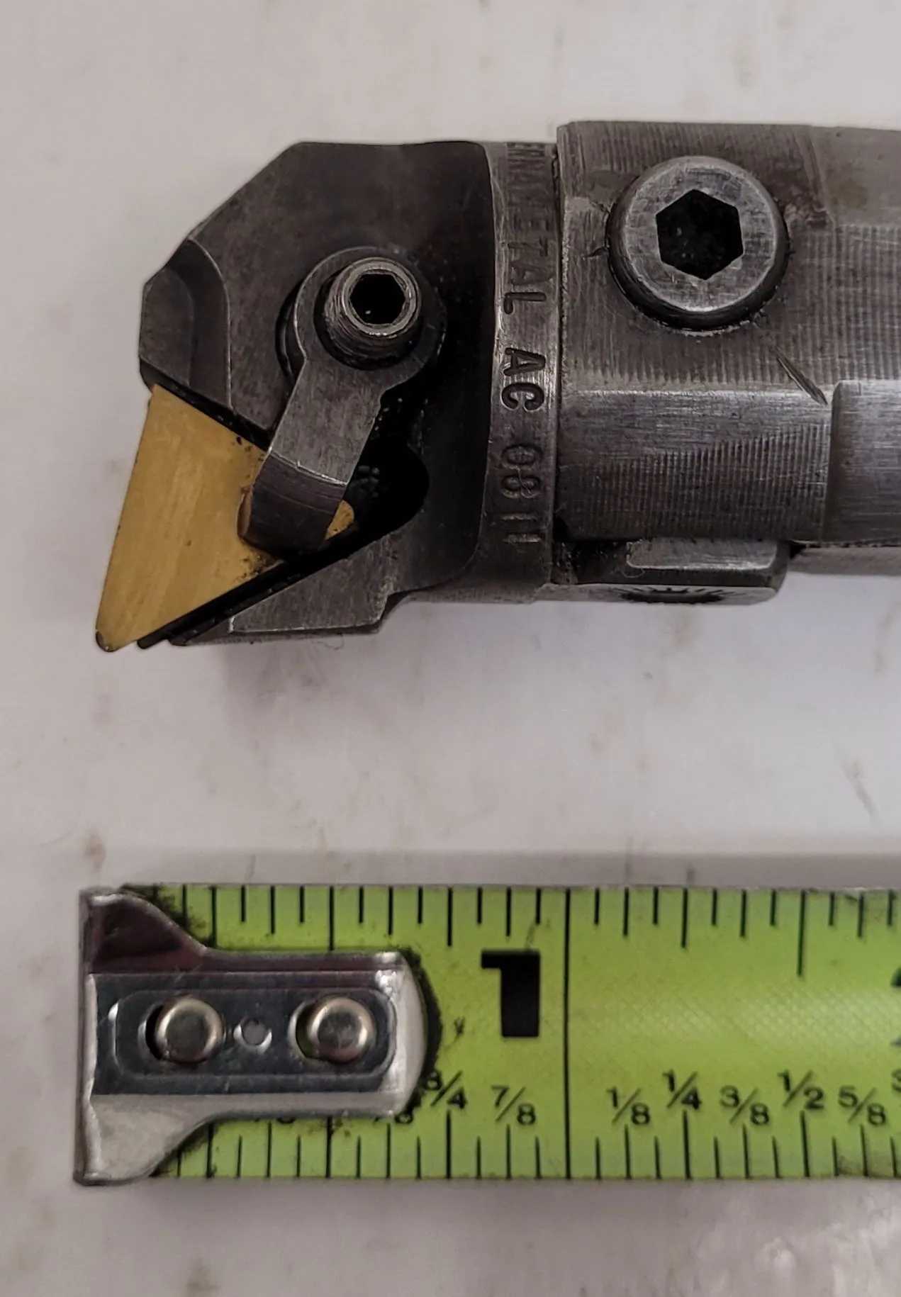 KENNAMETAL BMCS 8608 BORING BAR SHANK/HEAD DIAMETER 1.0IN OVERALL LENGTH 5.25IN - MACHINING TOOLING & PARTS