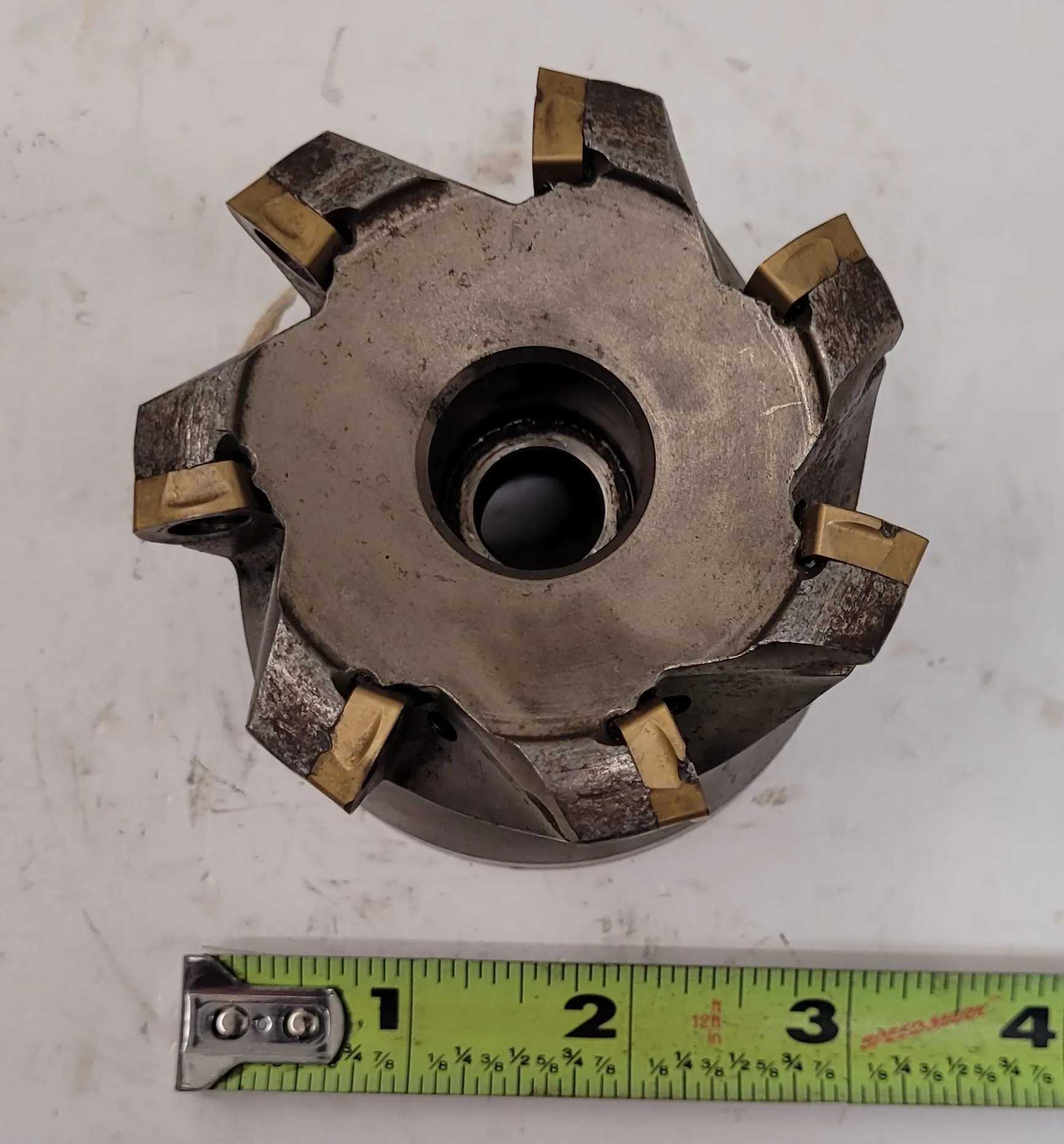 OSG C12R300A 100-4 SHELL MILL - 3" CUTTING DIAMETER, 1" BORE DIAMETER - MACHINE TOOLING