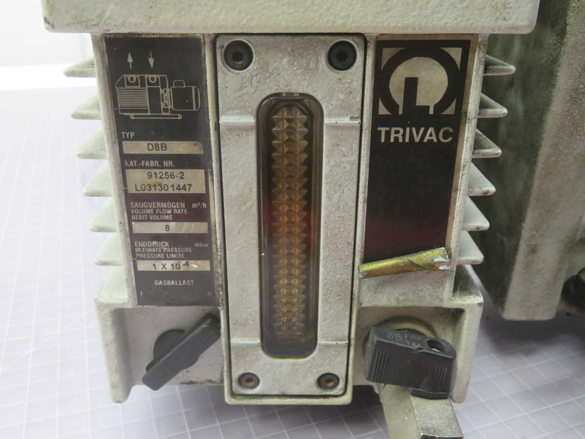 Leybold D8B 91256-2 Vacuum Pump T267324 - High Performance & Reliability - VACUUM PUMP