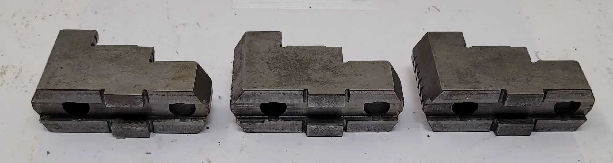 PRATT BURNERD CHUCK JAWS - 3 PIECE - MACHINE TOOLING
